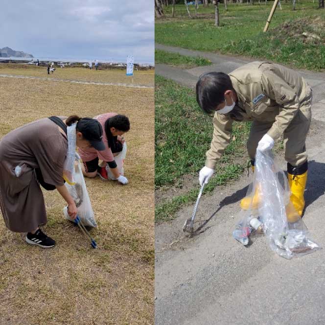 ボランティアゴミ拾い